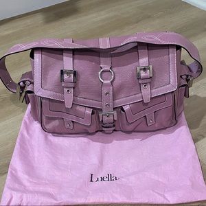 Luella Anouk Medium Handbag Lilac Shoulder Bag
